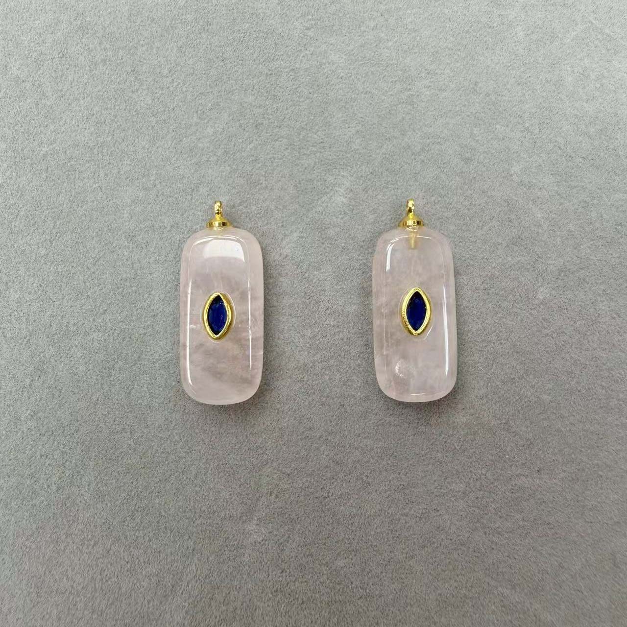 Rose quartz 12*25mm