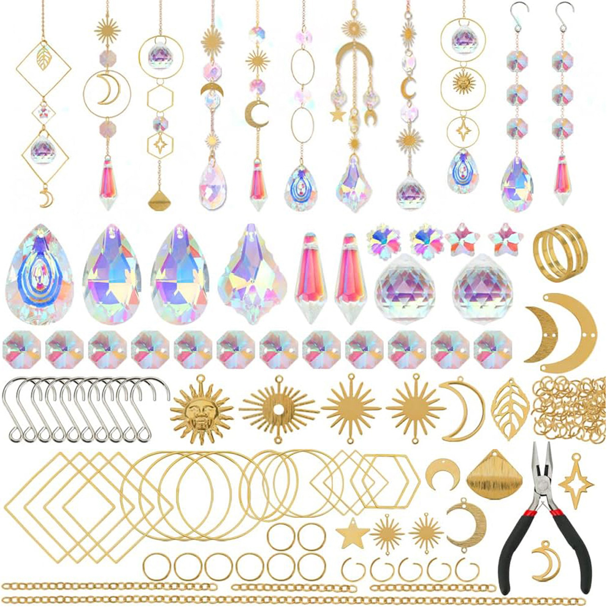 2:200pcs gold