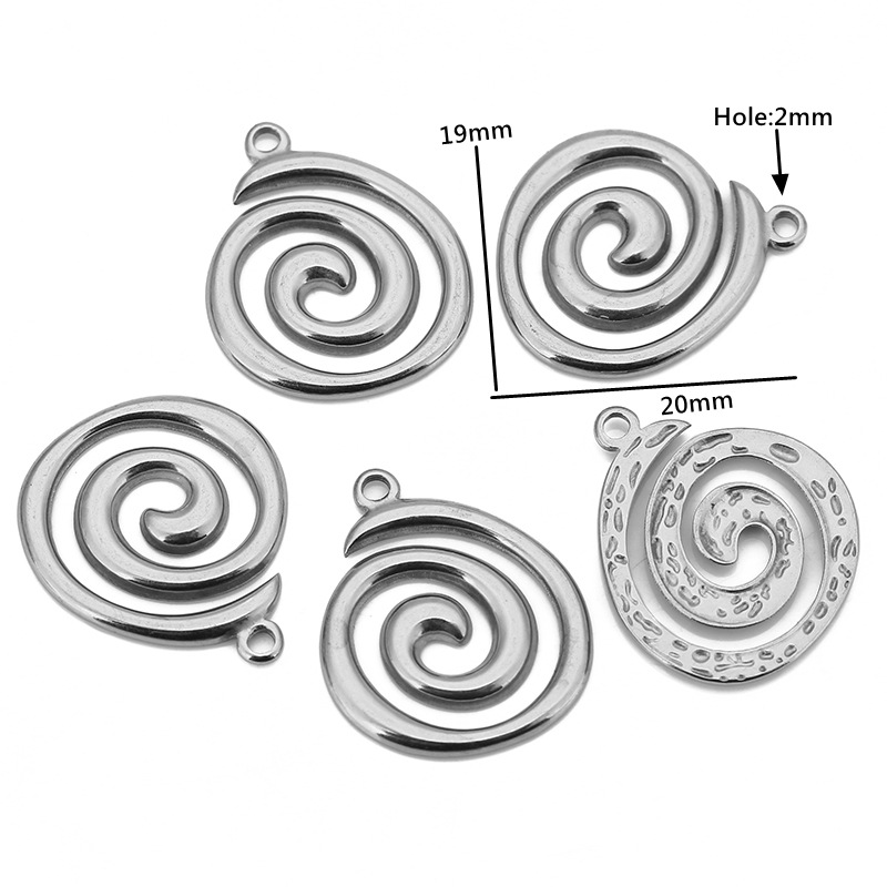Steel color single circle