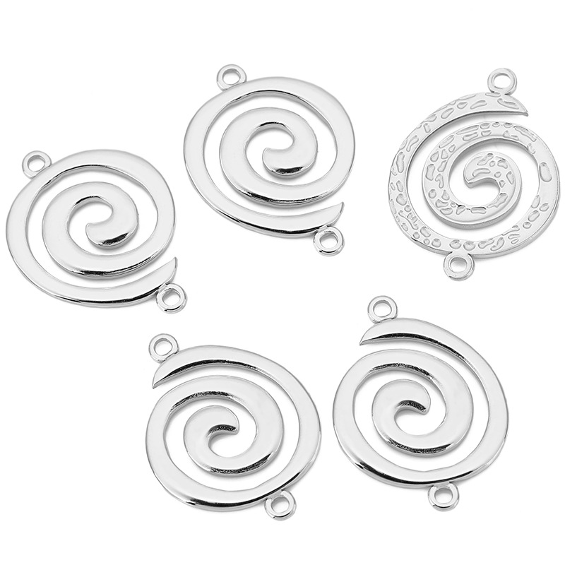 Steel color double circle