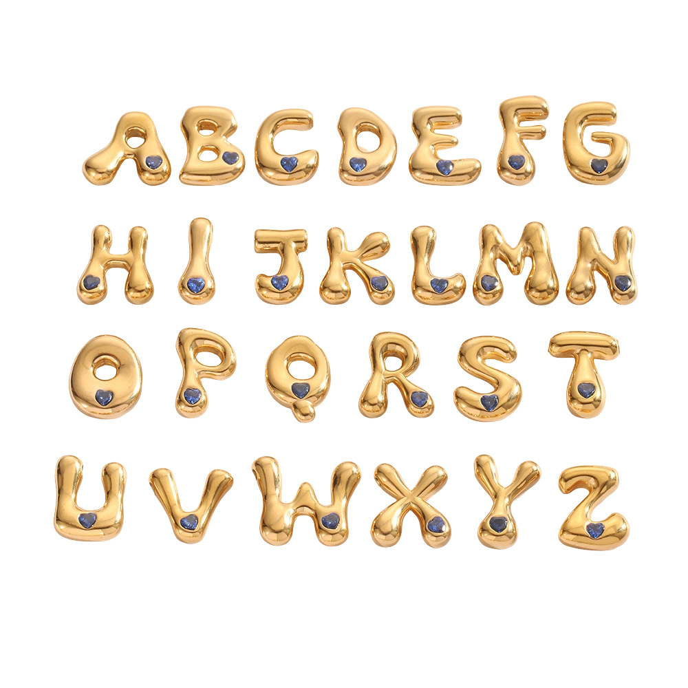 blue Zircon letter-a