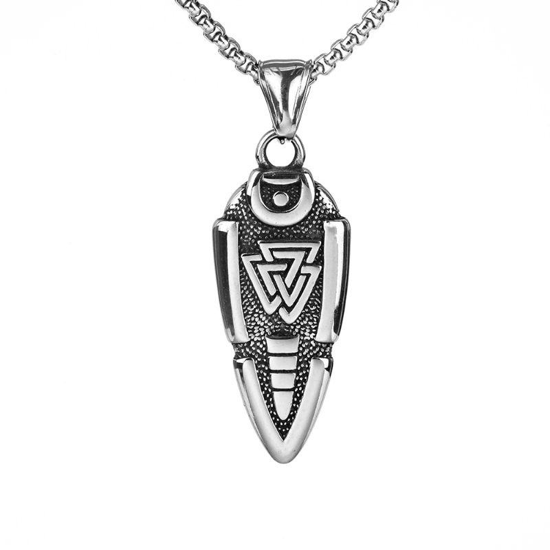 1:Steel color - Single pendant