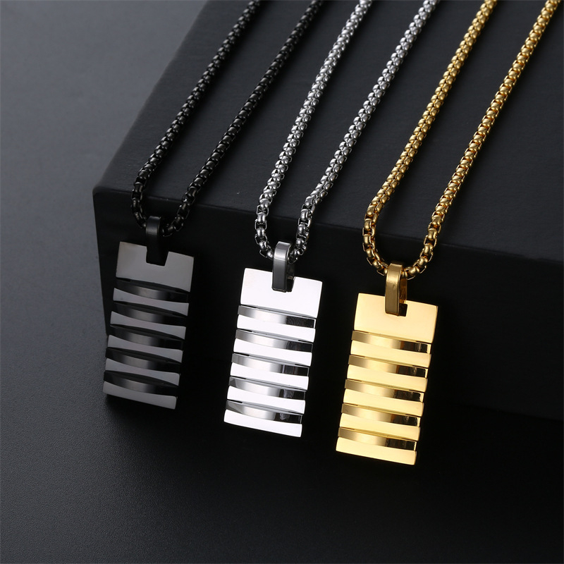 6:Black with chain -60CM