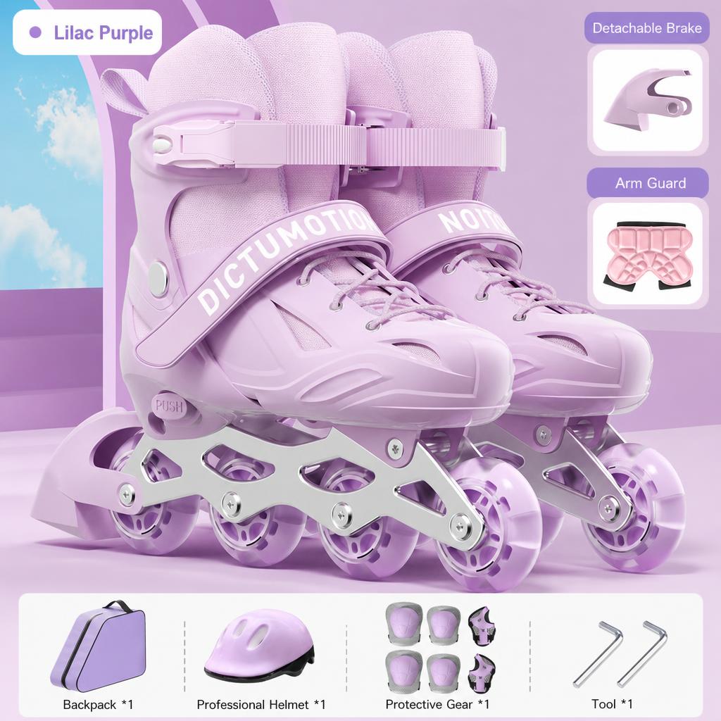Purple   backpack   helmet protective gear   hip pads