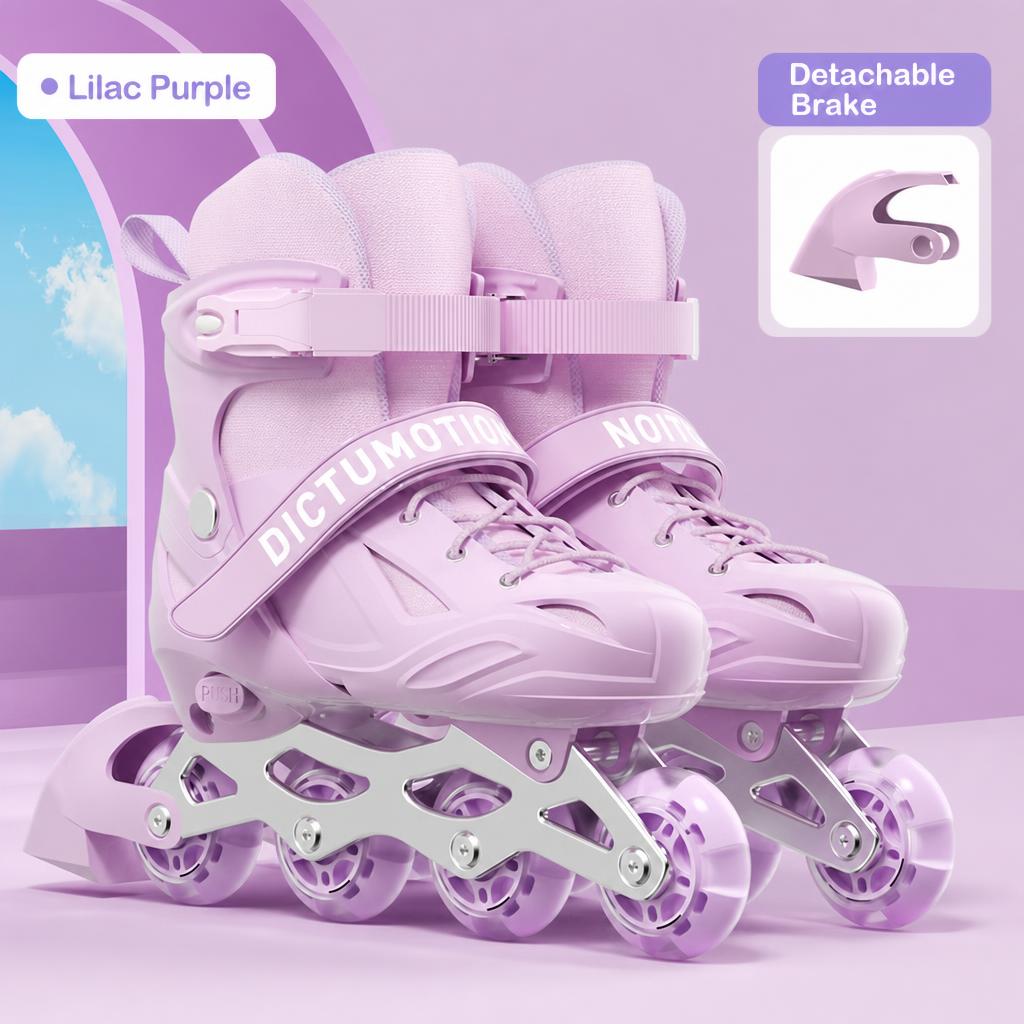 Purple shoes