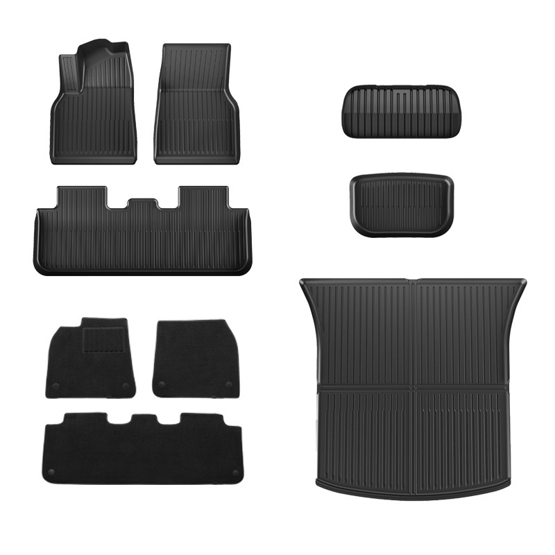 Huanxin y full car floor mat 9-piece set (trunk mat)