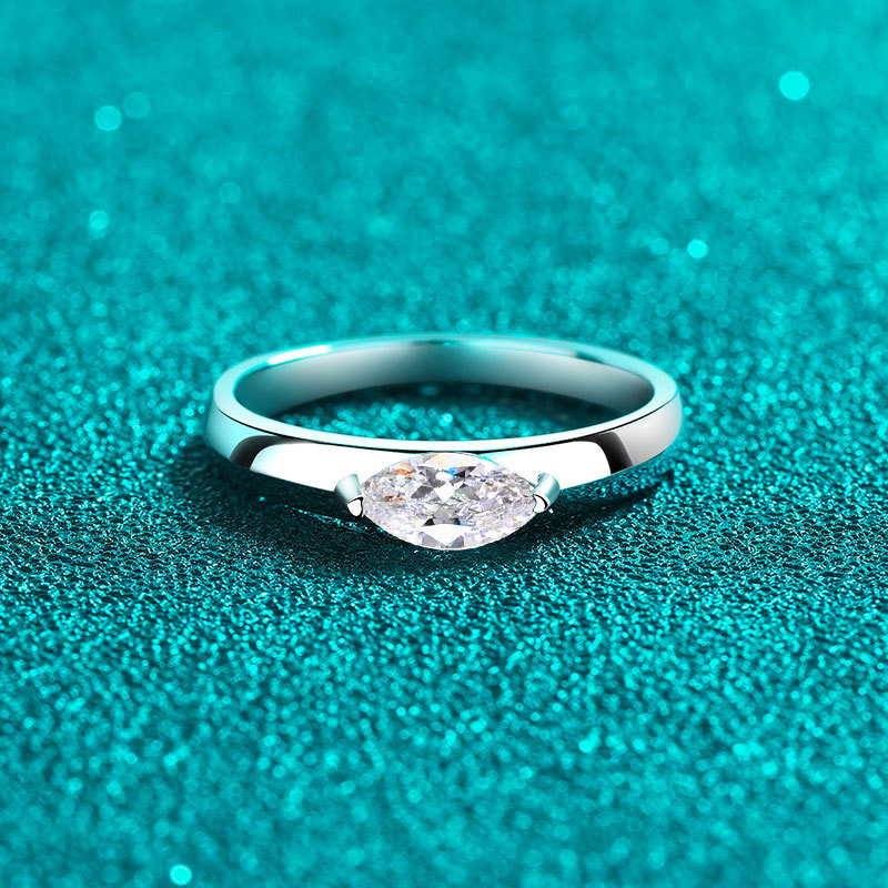 0.5-carat Moissanite US Size #4.5