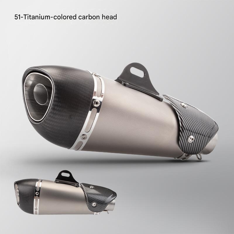 S1 titanium color true carbon head
