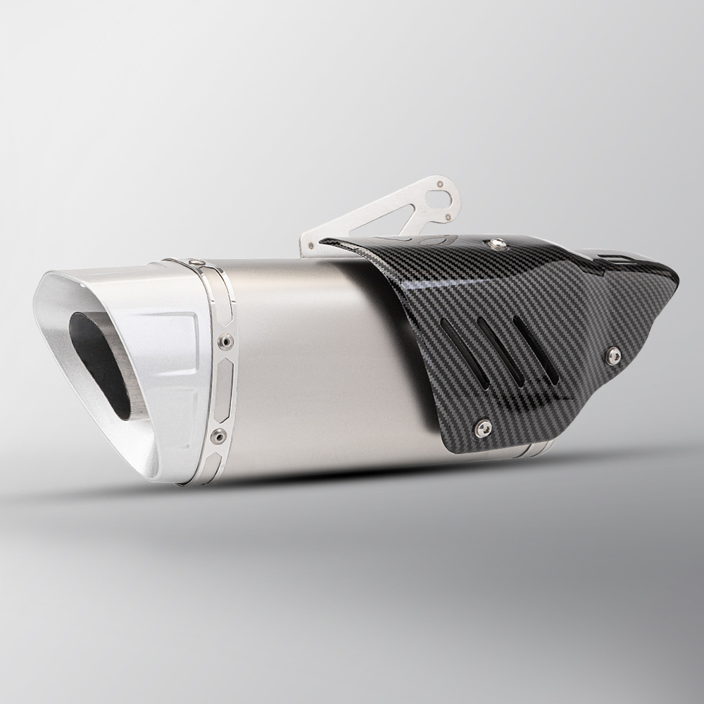 Titanium white head imitation carbon cover