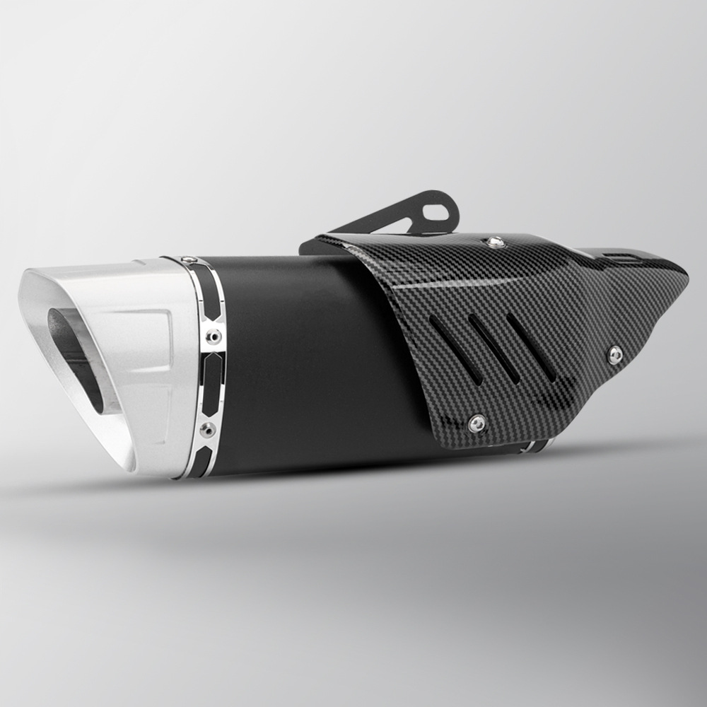 Black white head imitation carbon cover