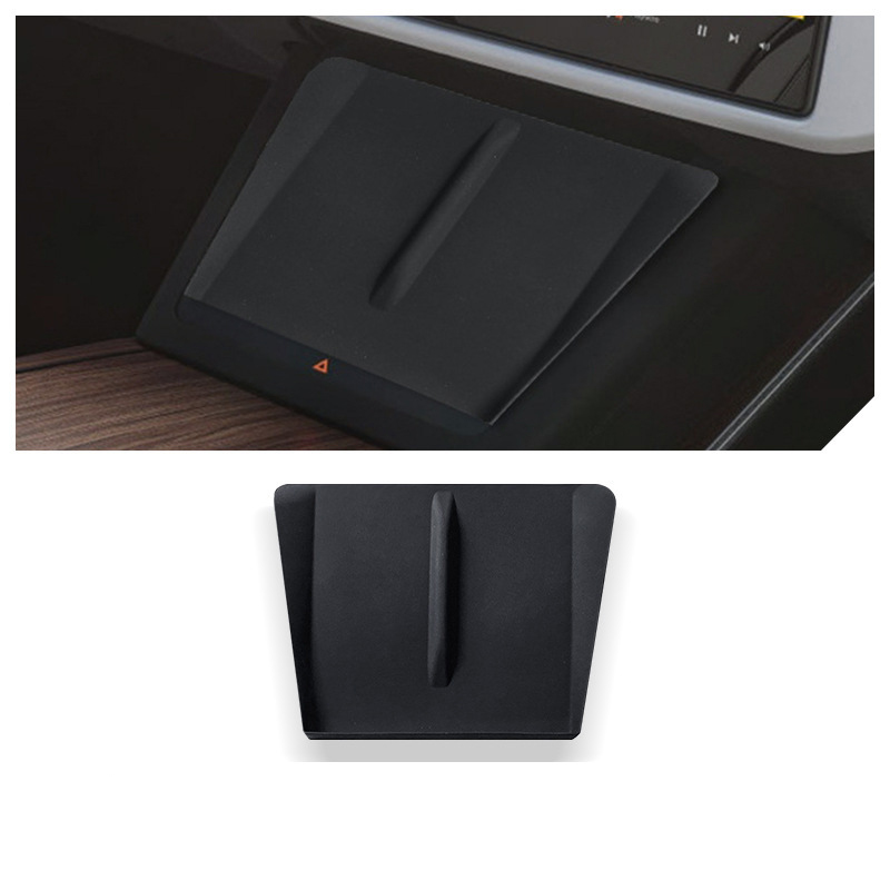 W210003522/22-24 modelx/s central control wireless charging silicone pad (black model/without texture) minimum order of 10 sets