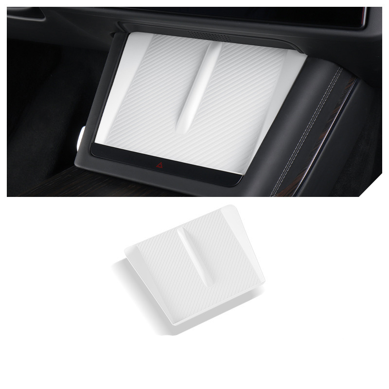 W240001390/22-24 modelx/s central control wireless charging silicone pad (technical white/with texture) minimum order of 10 sets