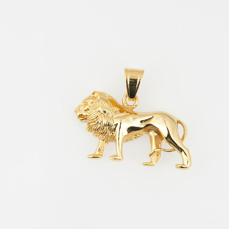 3:Gold single pendant without chain