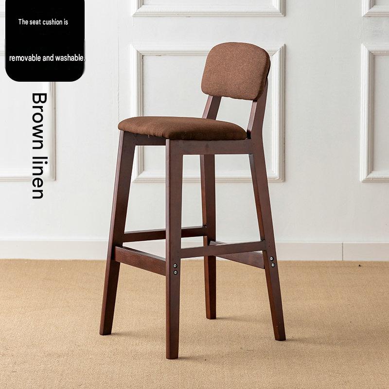 Brown legs - 72cm height - coffee linen