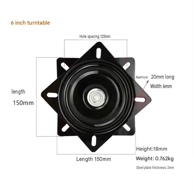 6inch (load capacity 90kg )