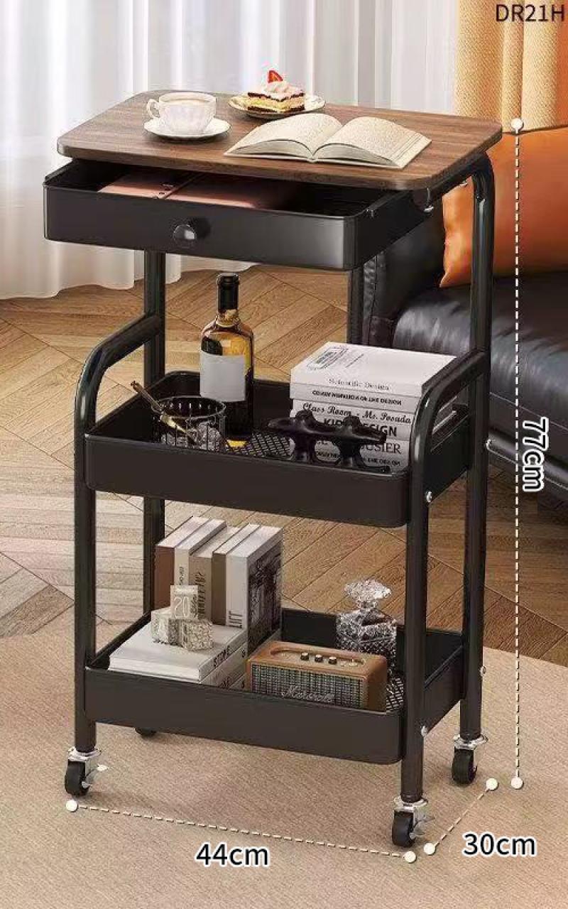 black 4 layers with drawer