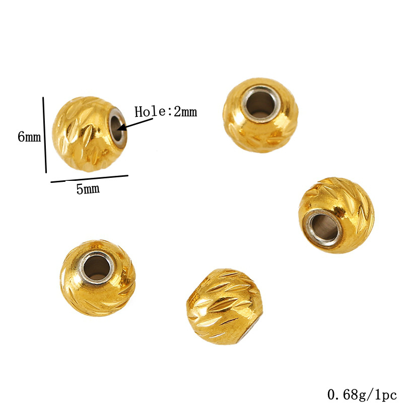 Gold 6mm