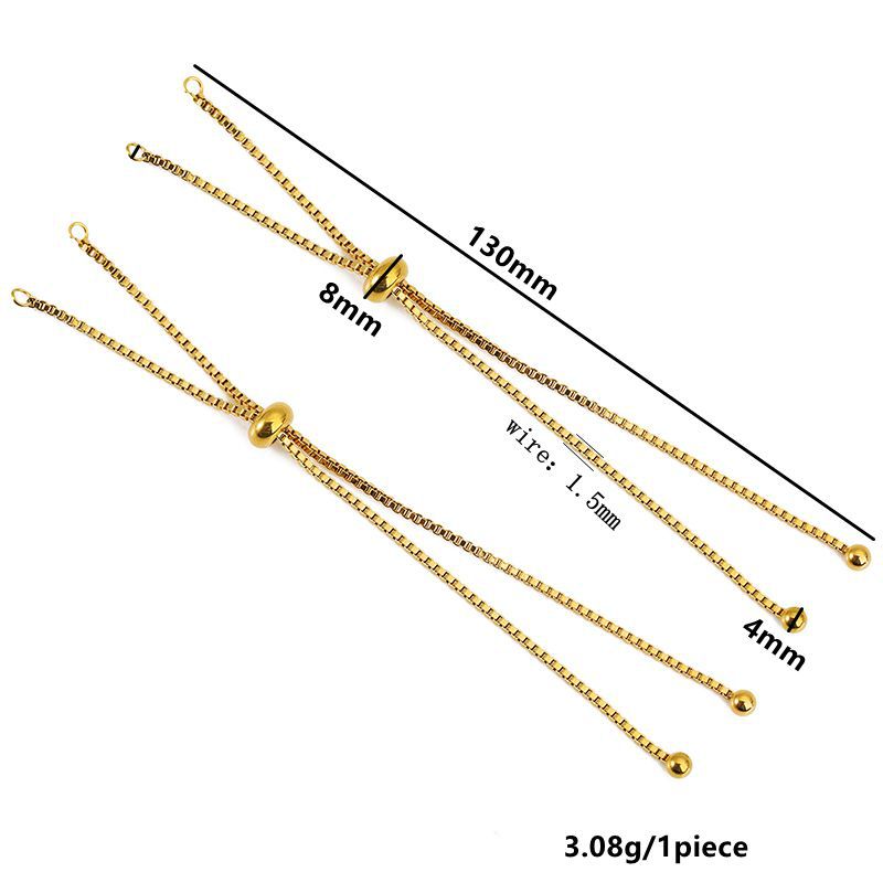 6:Ball pendant box chain-gold