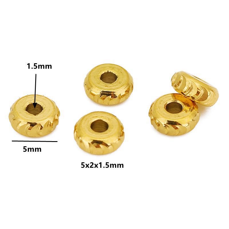 Gold 5mm hole 1.5mm