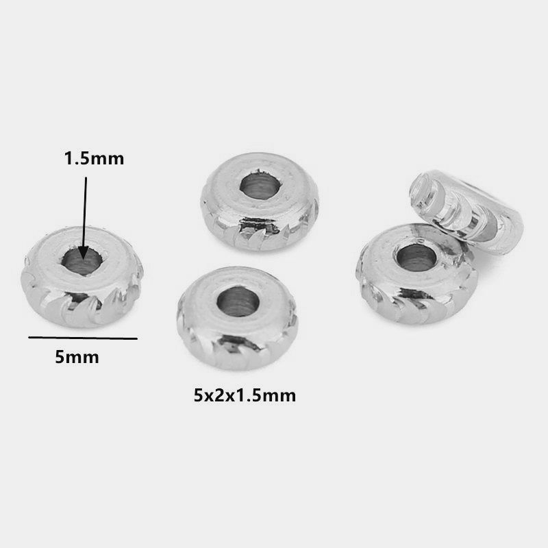 Steel color 5mm hole 1.5mm