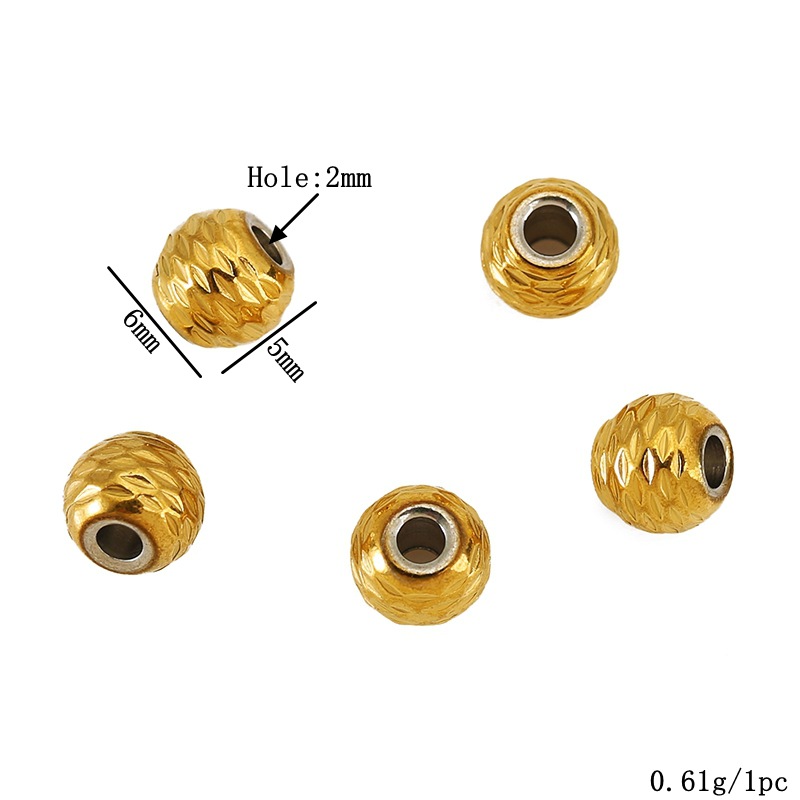 Gold 6mm