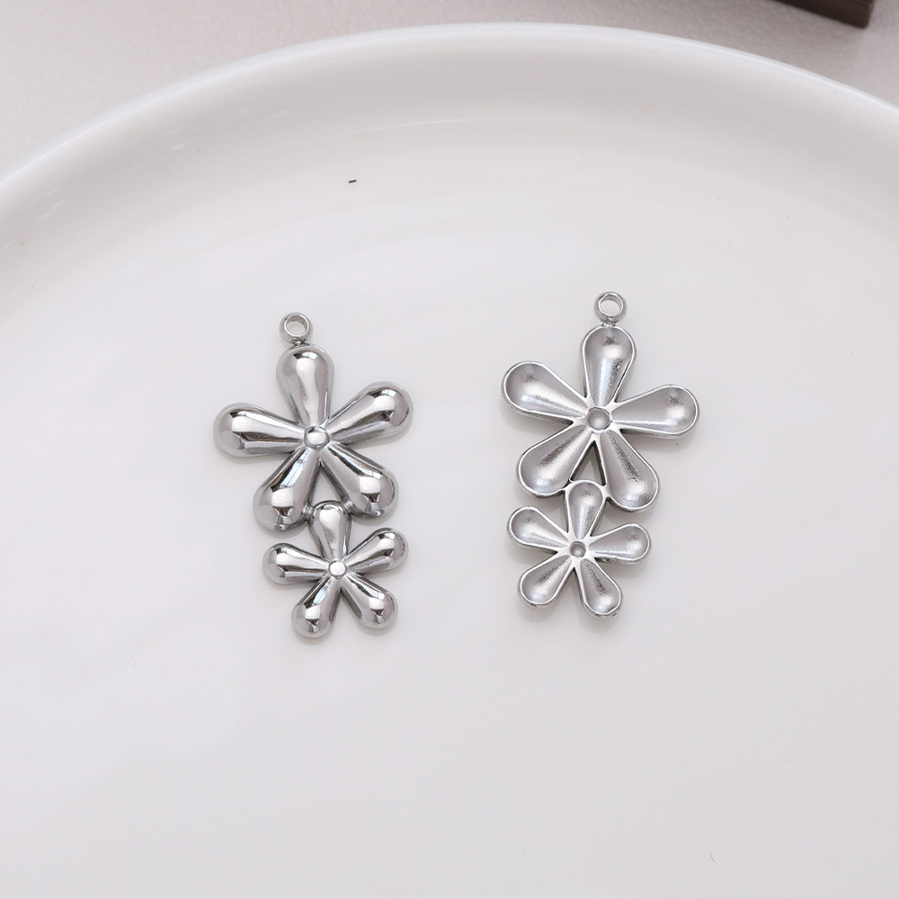 Steel color 17x30mm