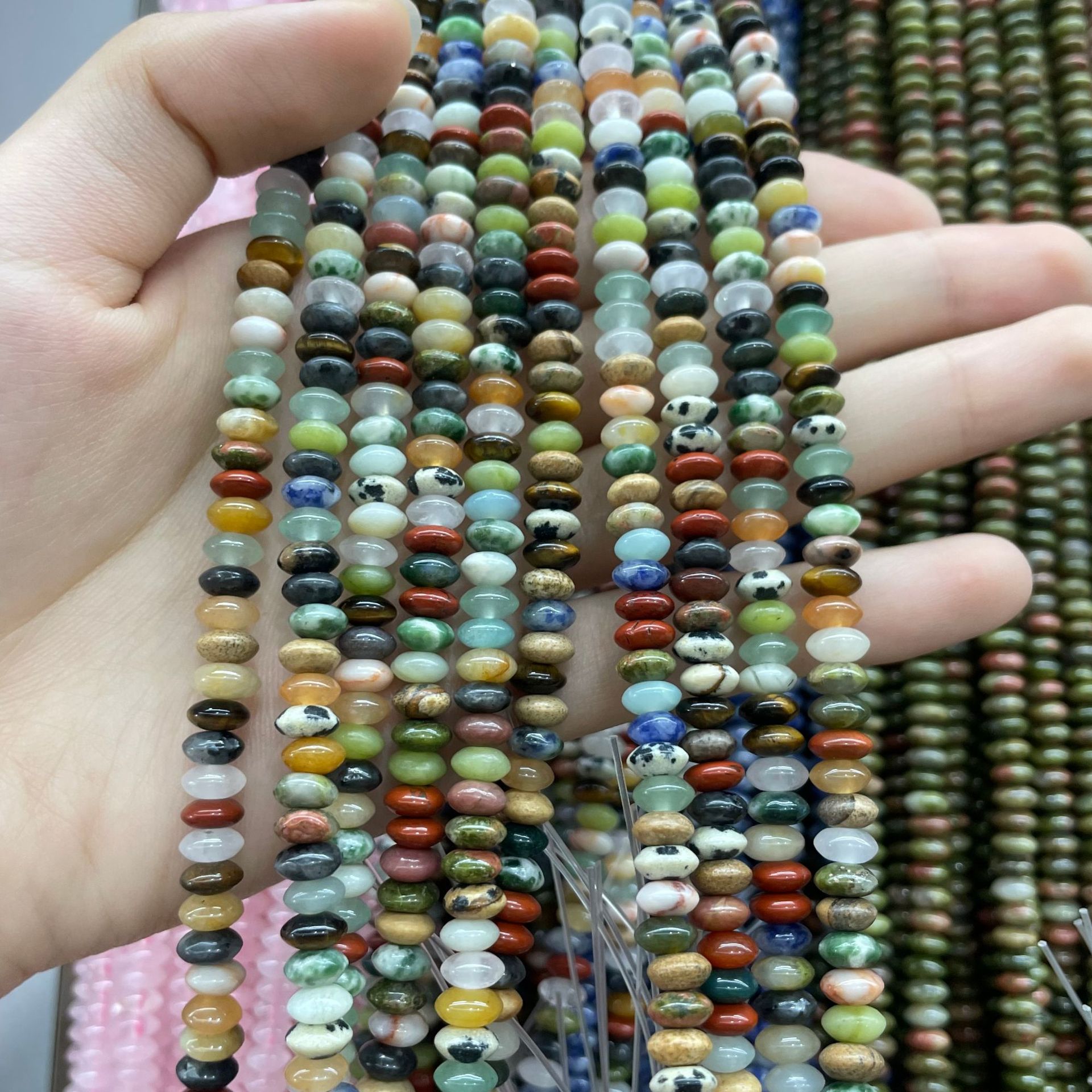 mixed colors 3*6mm