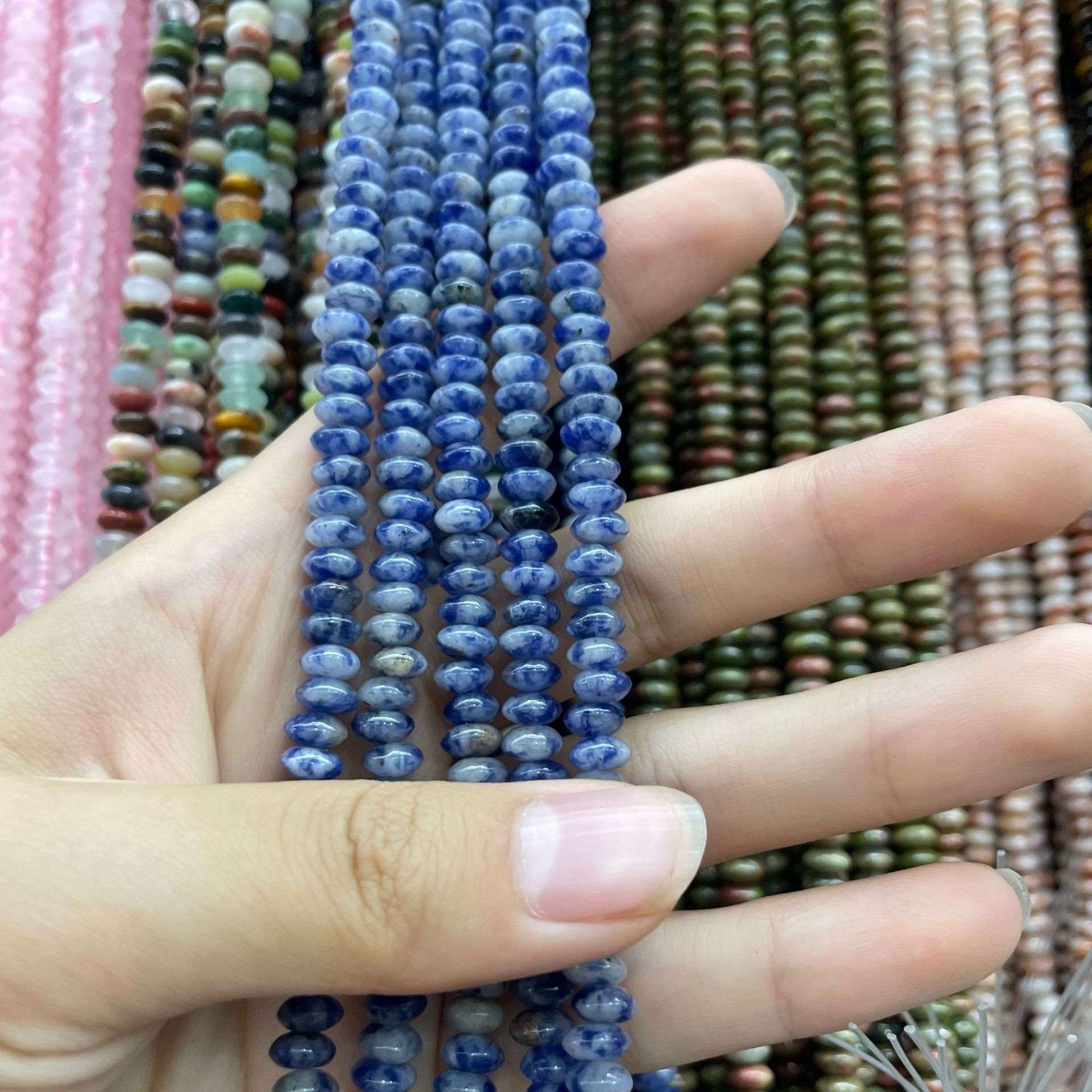 blue sport stone 3*6mm