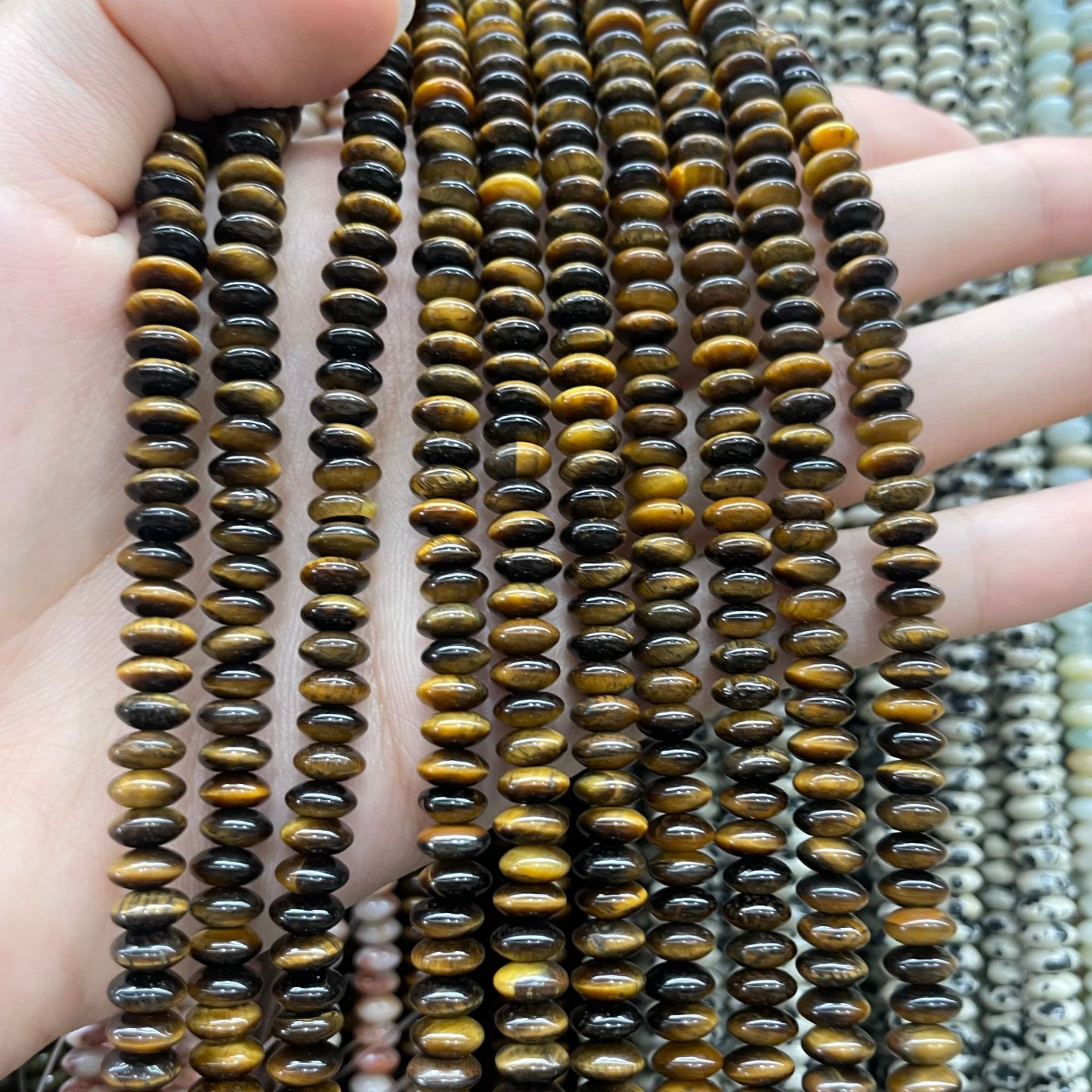 tiger eye 3*6mm