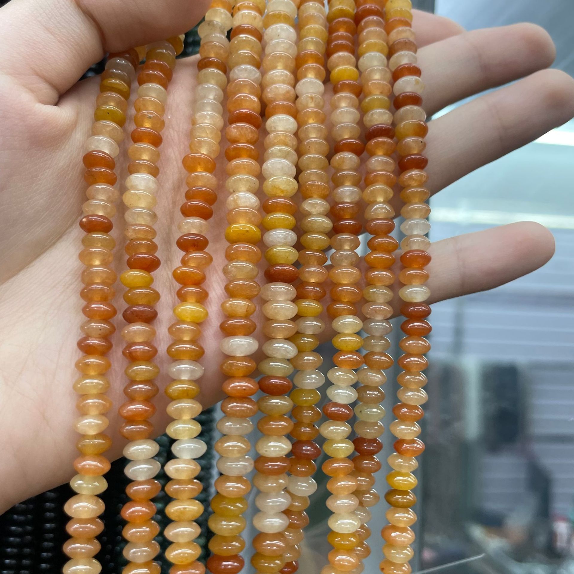 Red Aventurine 3*6mm