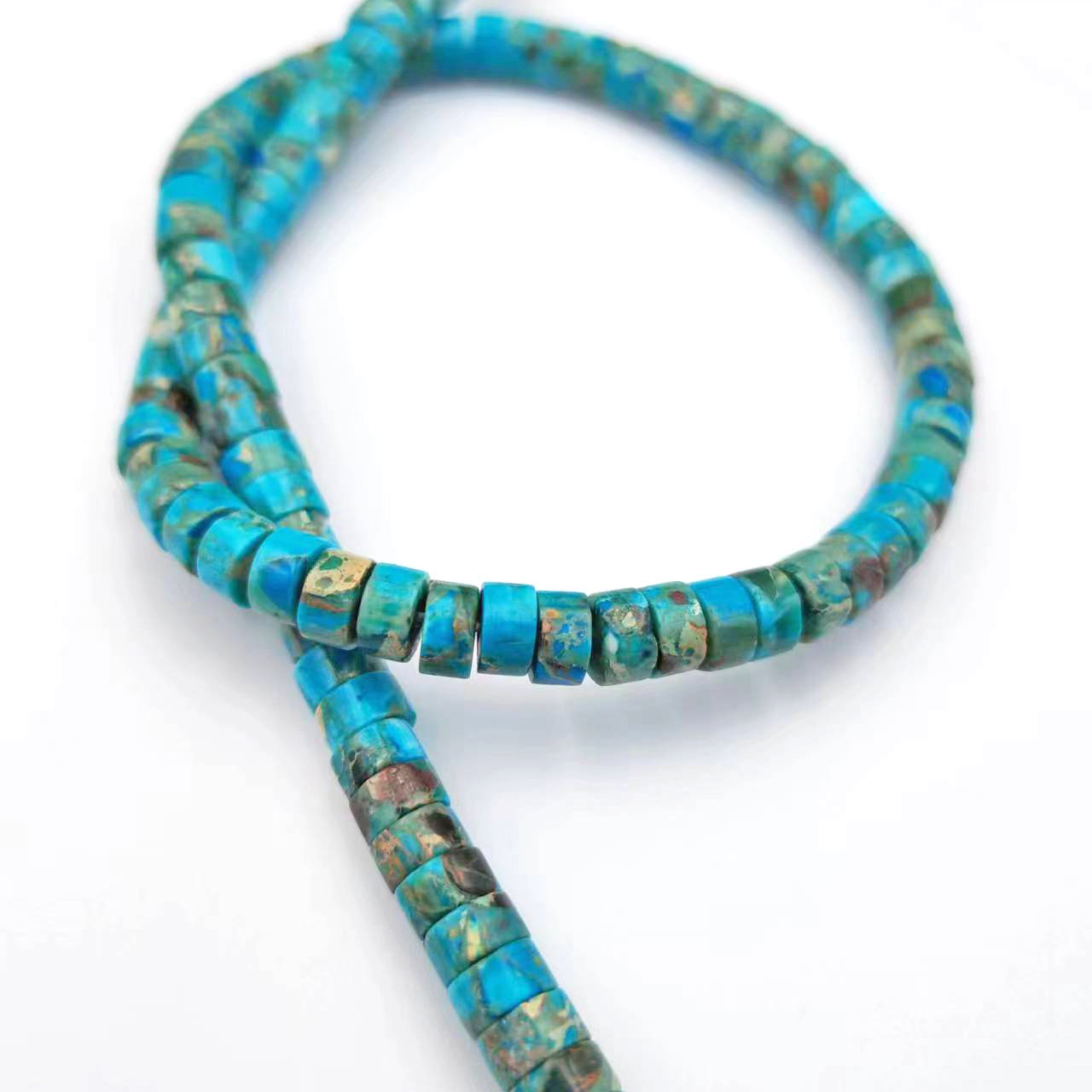 Turquoise Blue Emperor Royal stone 3x6mm