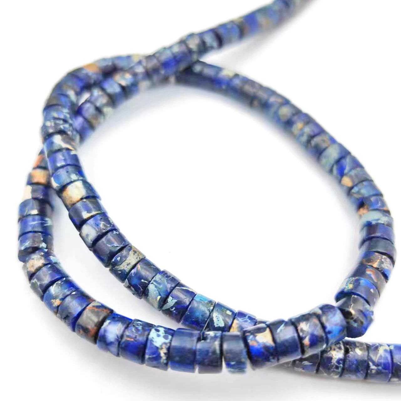 Dark blue emperor Stone 3x6mm
