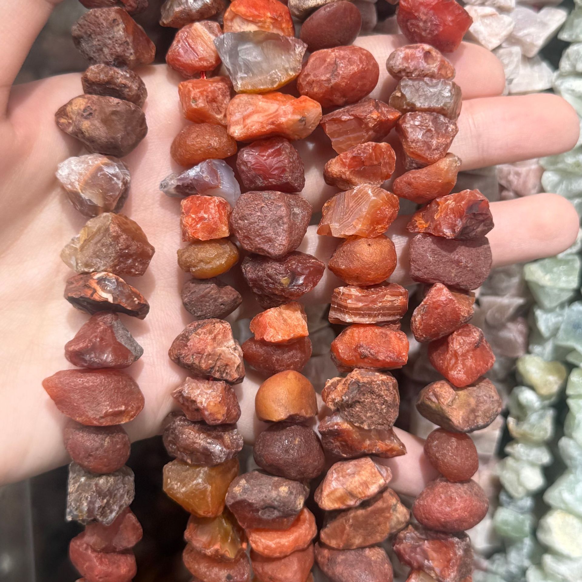 South Red Agate 10-13mm