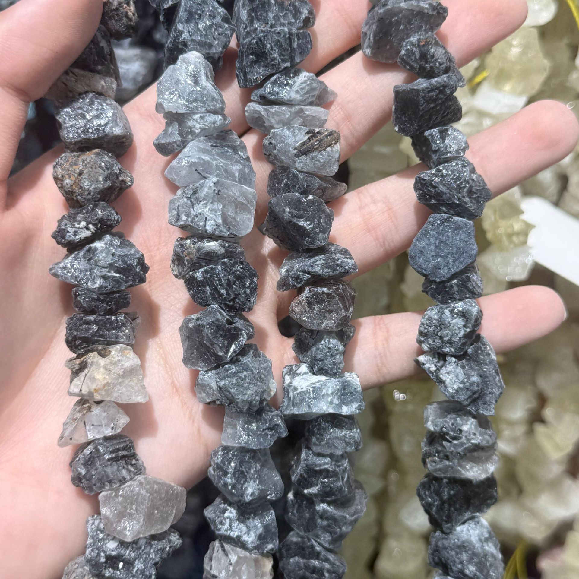 Black Rutilated Quartz 10-13mm