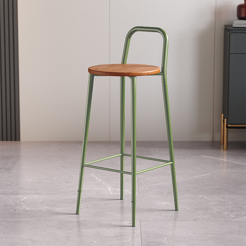 [green chair]-solid wood cushion