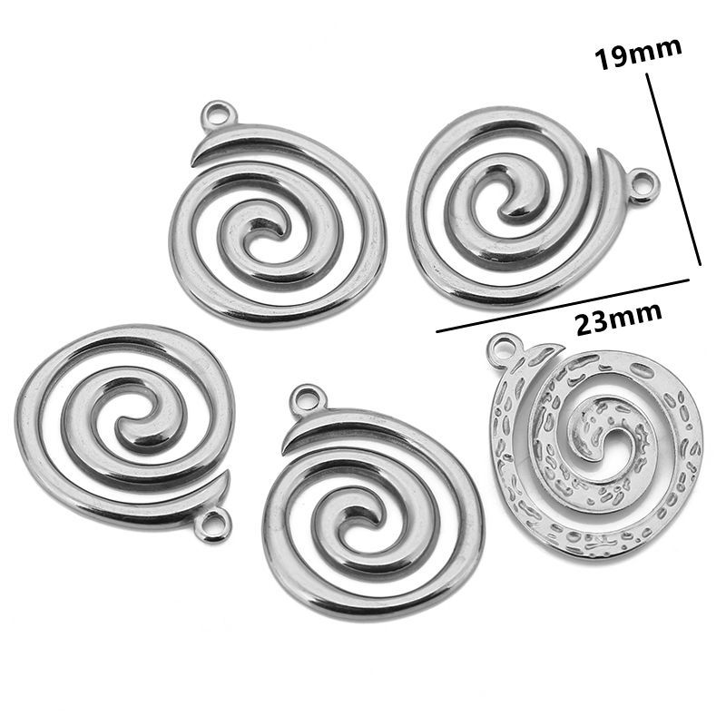 Steel color single circle