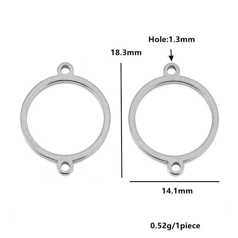 Steel color 14.1*18.3mm