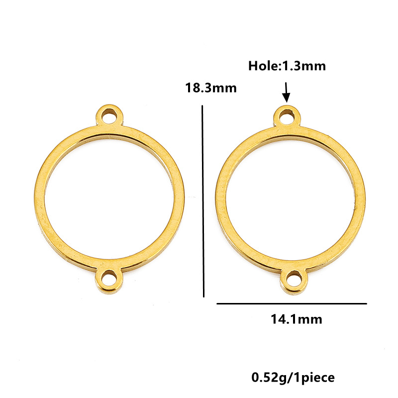 Gold 14.1*18.3mm