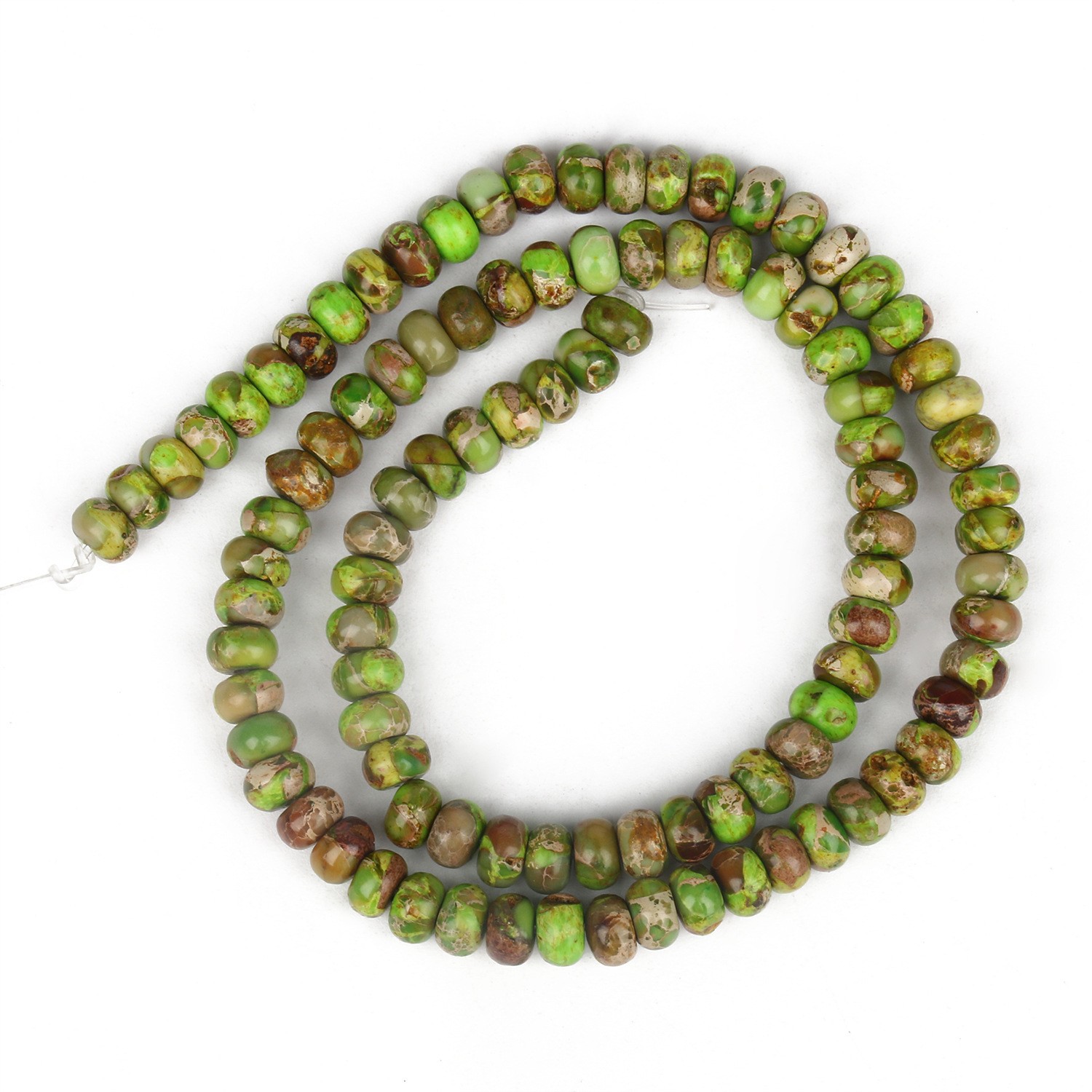Natural Green  2*4mm/130pcs