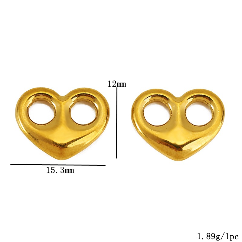 Gold 15.3x12mm