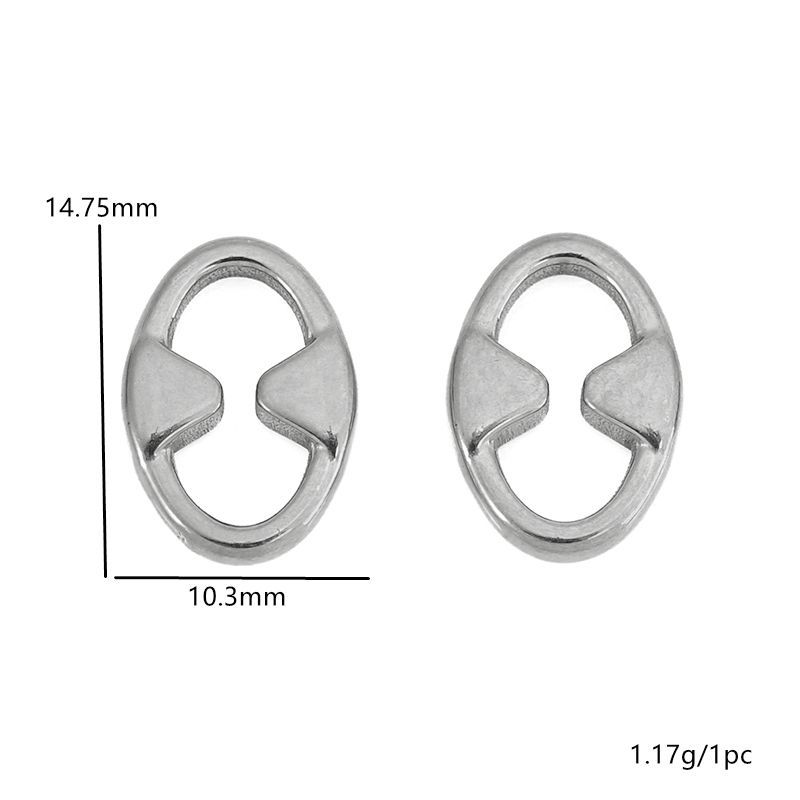 1:Steel color 10.3x14.75mm