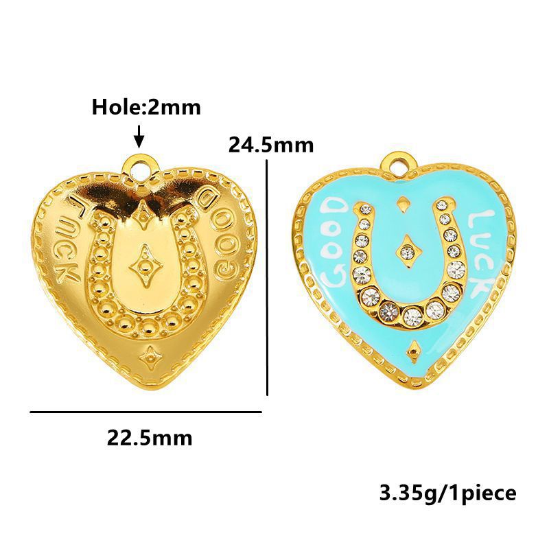 5:Love horseshoe blue