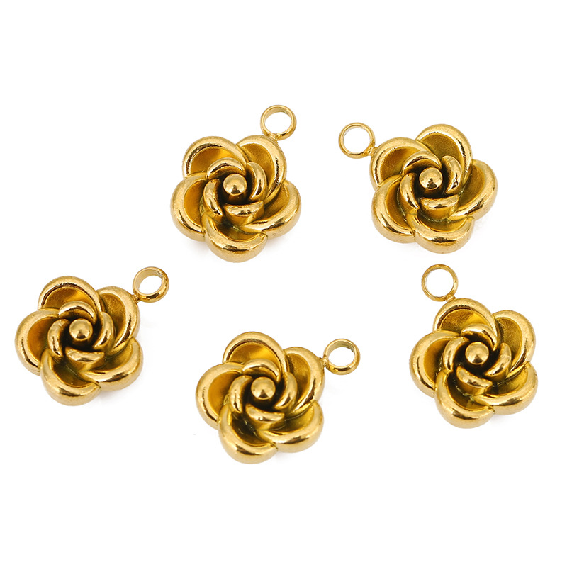 Gold pendant 5mm