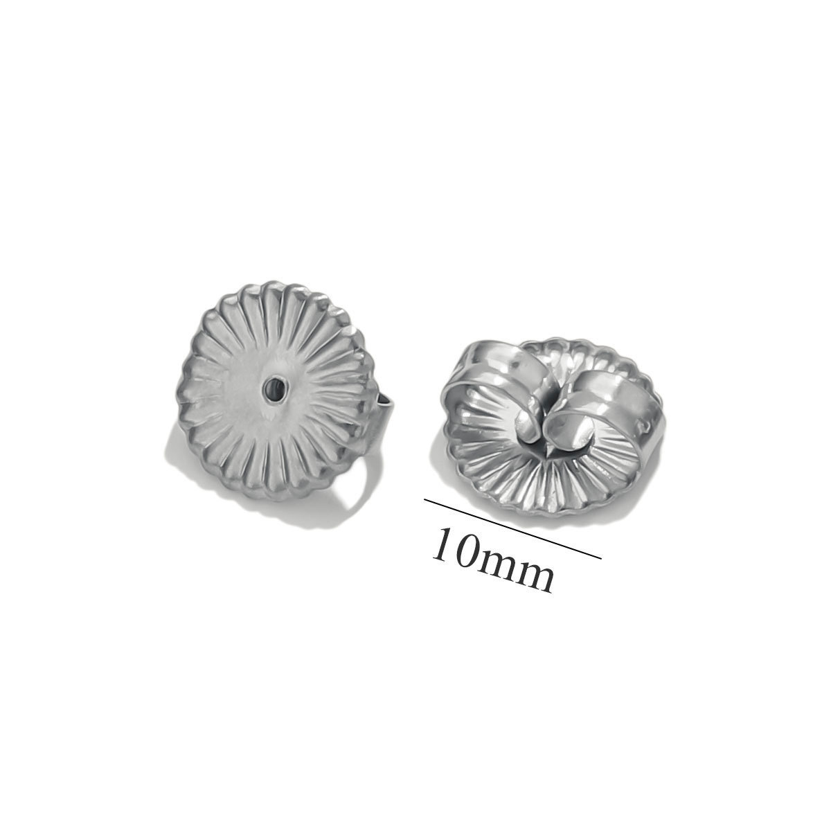 6:Large flower pattern-silver