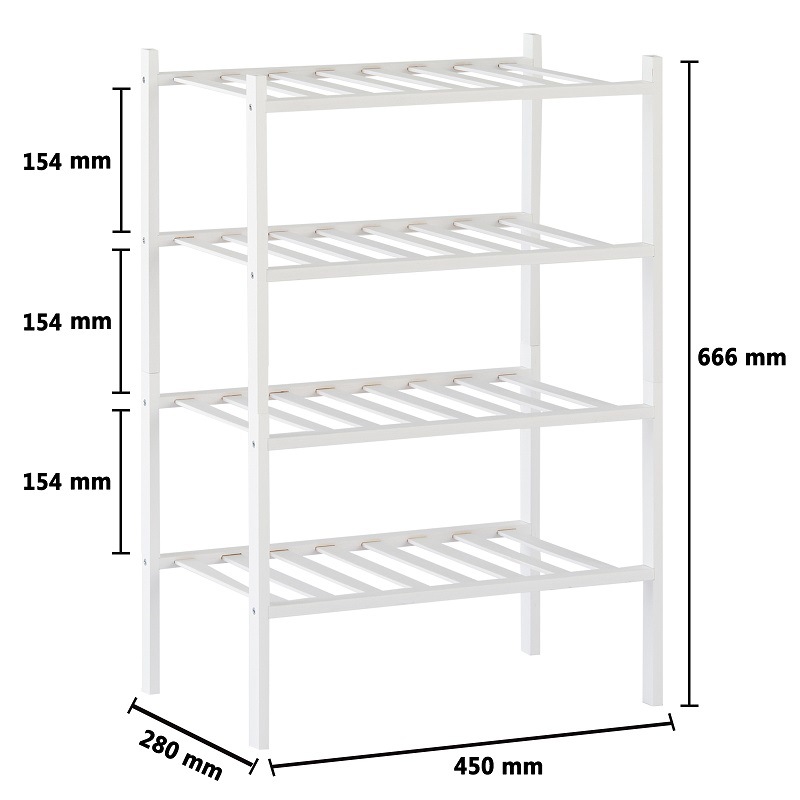 White four-layer length 45cm (thickened)