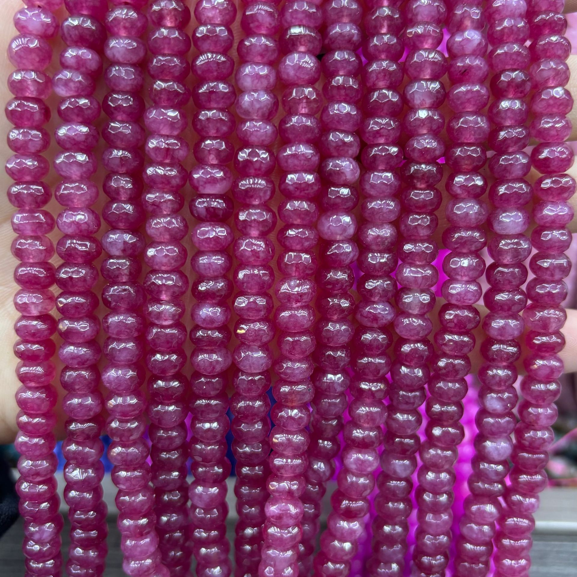 46 translucent purplish red