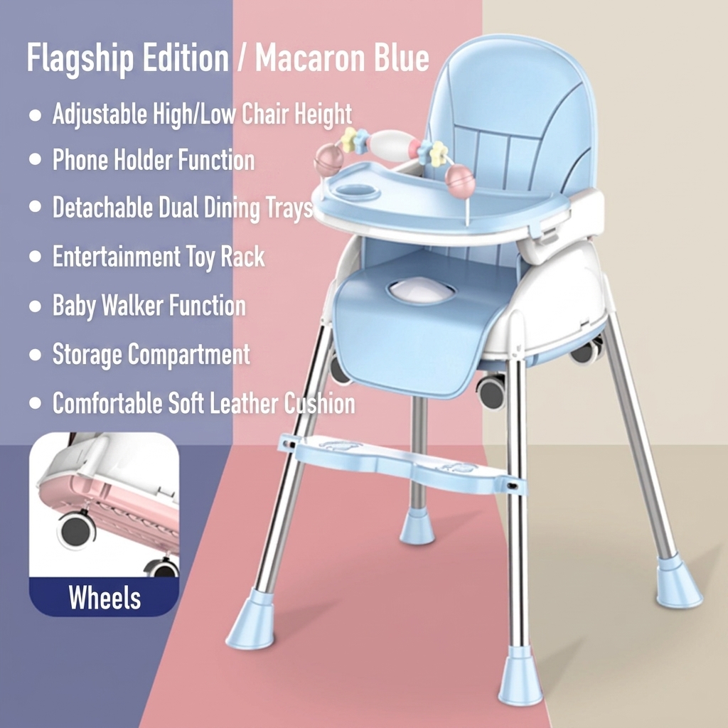 Blue Flagship-Wheels-Toy Rack-Variable Sneak-Can be stored