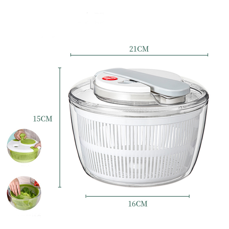 Medium 3L White [Quick Dumping Washing Vegetable Decontamination]]