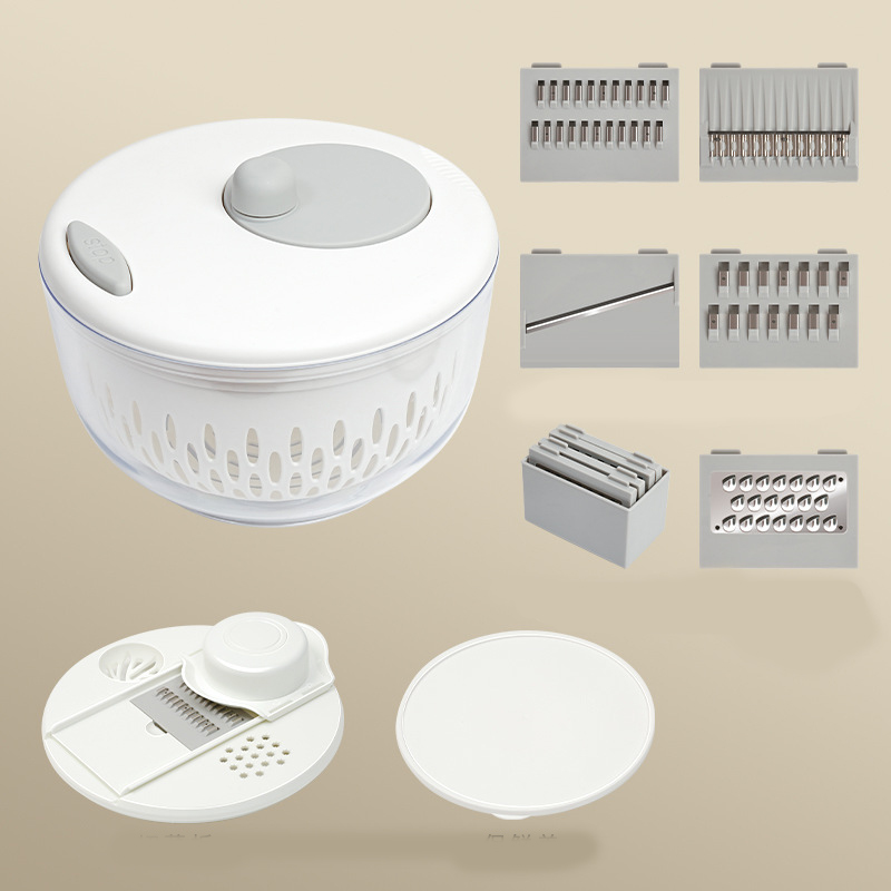 10-in-1 multifunctional drain basket vegetable cutter