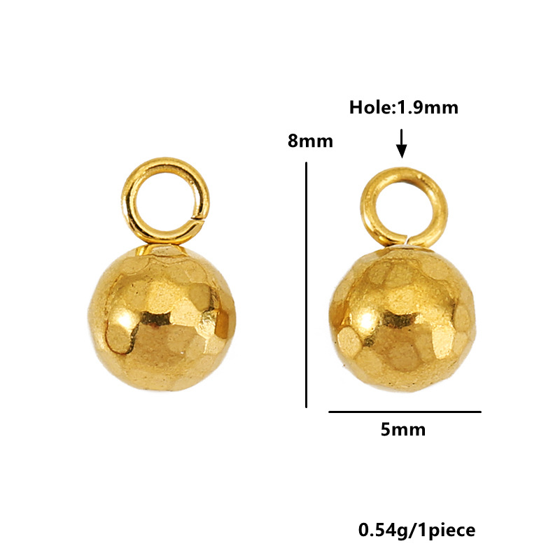 6:Single bail 5mm - gold